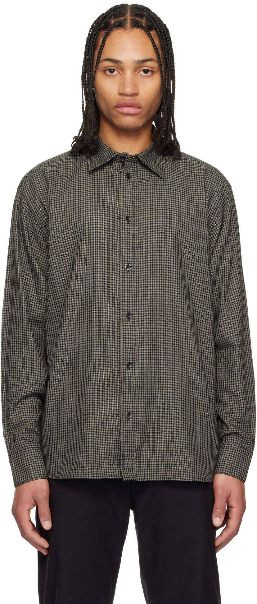 Košulja rag & bone Rag & Bone Matthew Plaid Shirt Smeđa | MBW24HA003GHML