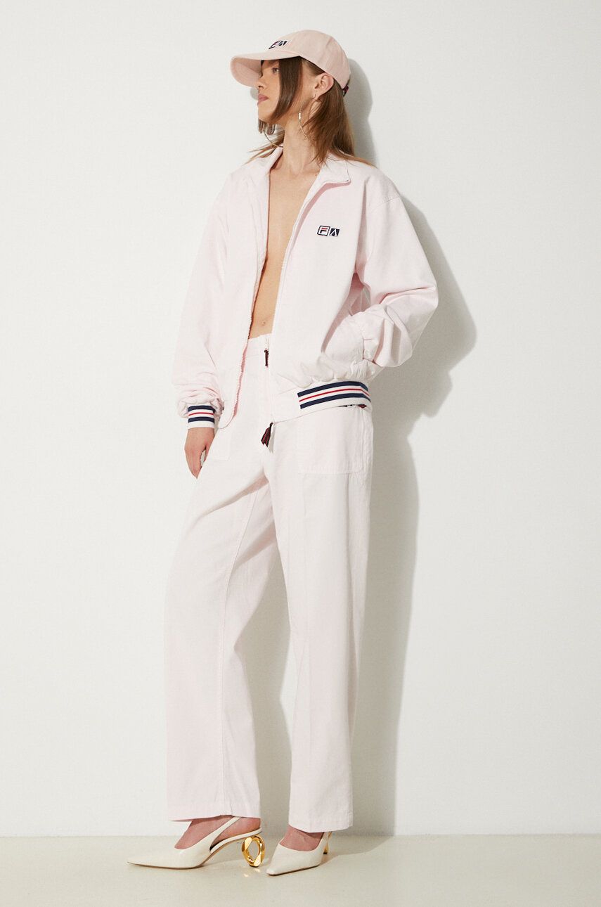 Bomber jakna FILA Fila x Aries Oversize Jacket Ružičasta | 42PS24JA010122690227, 1