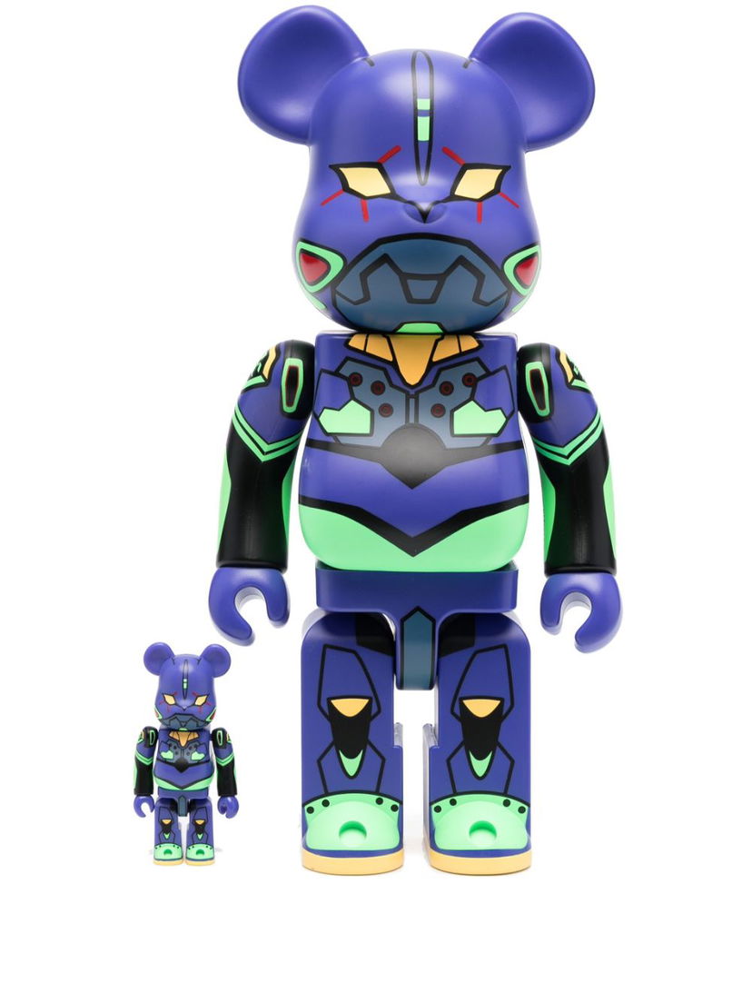 Kolekcionarsko Medicom Toy bear-shaped collectible - Purple Tamnoplava | 14EVA0120193195