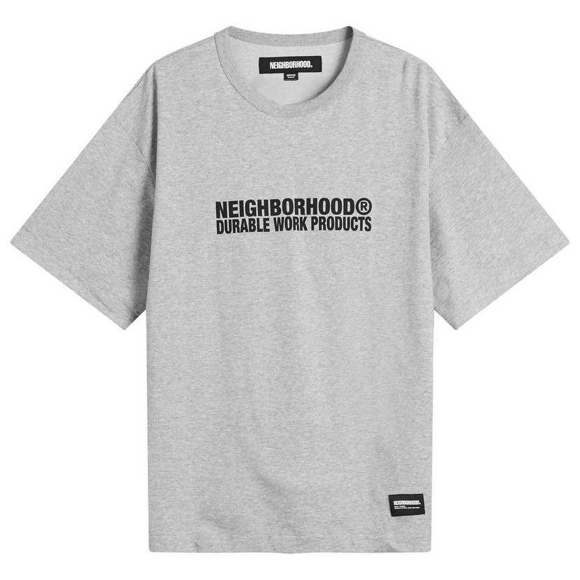 Majica kratkih rukava Neighborhood Neighborhood Sheltech Logo T-Shirt, Size Large Siva | 251BWNH-CSM02-GRY