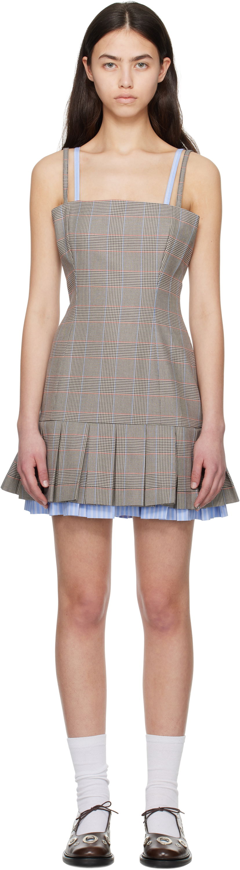 Haljina Charles Jeffrey Loverboy Charles Jeffrey LOVERBOY Pleated Minidress Višebojno | 54060401