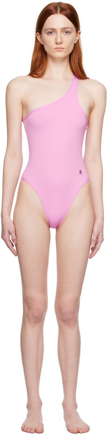 Kupaći kostimi The Attico Attico Single-Shoulder One-Piece Swimsuit Ružičasta | 233WBB69 PA21