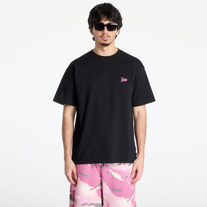 Majica kratkih rukava Patta Patta Postcard T-Shirt Crna | POC-SS25-1000-290-0064-001