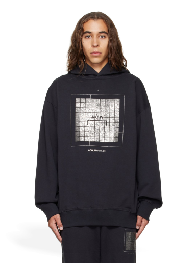 Dukserice A-COLD-WALL* Foil Grid Crna | ACWMW074