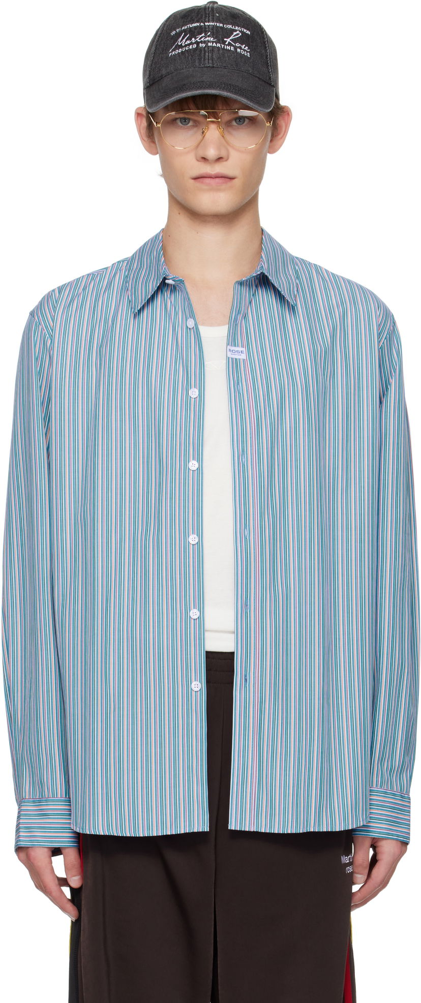 Košulja Martine Rose Martine Rose Classic Striped Shirt Višebojno | 401WS30532