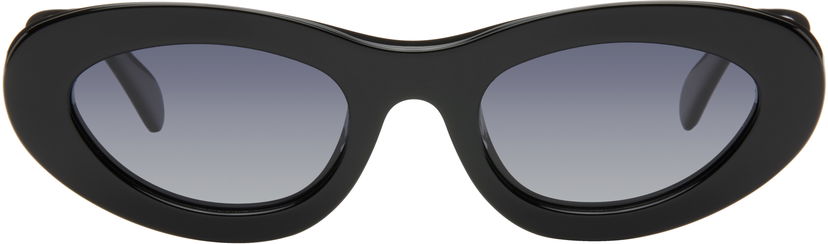 Sunčane naočale Anine Bing Roma Black Oversized Sunglasses Crna | A-12-10090-BLK1