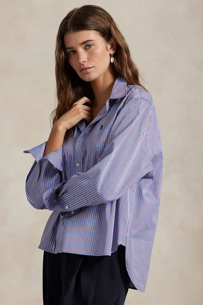 Košulja Polo by Ralph Lauren Polo Ralph Lauren Relaxed Fit Striped Button-Down Shirt Plava | 211973130