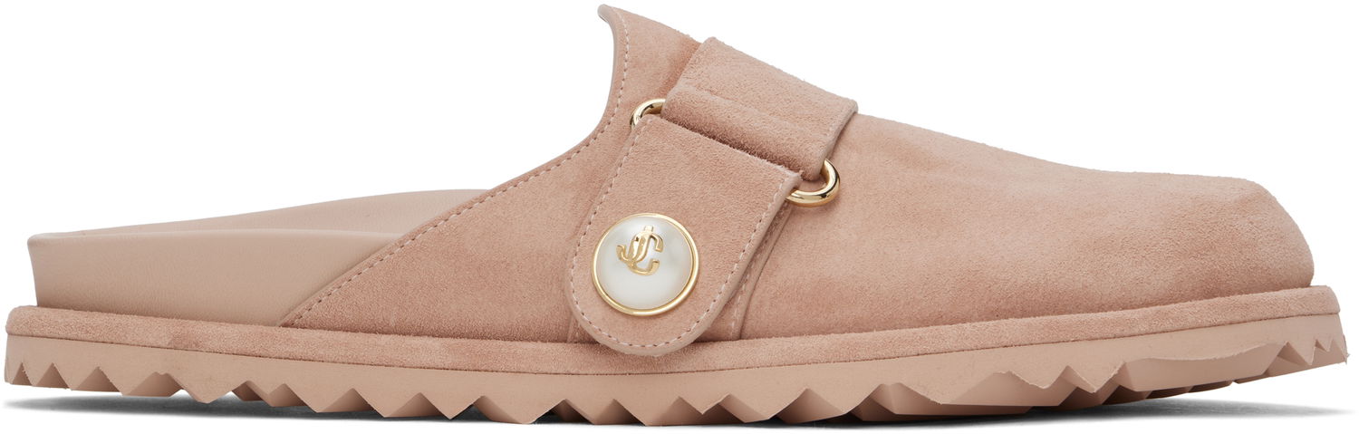 Odjeća Jimmy Choo Jimmy Choo Fayence Suede Mules Ružičasta | FAYENCE MULE, 0