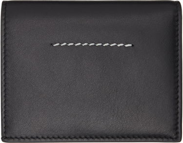 Novčanik Maison Margiela MM6 Maison Margiela Leather Bifold Wallet Crna | SA5UI0015 P7258, 1