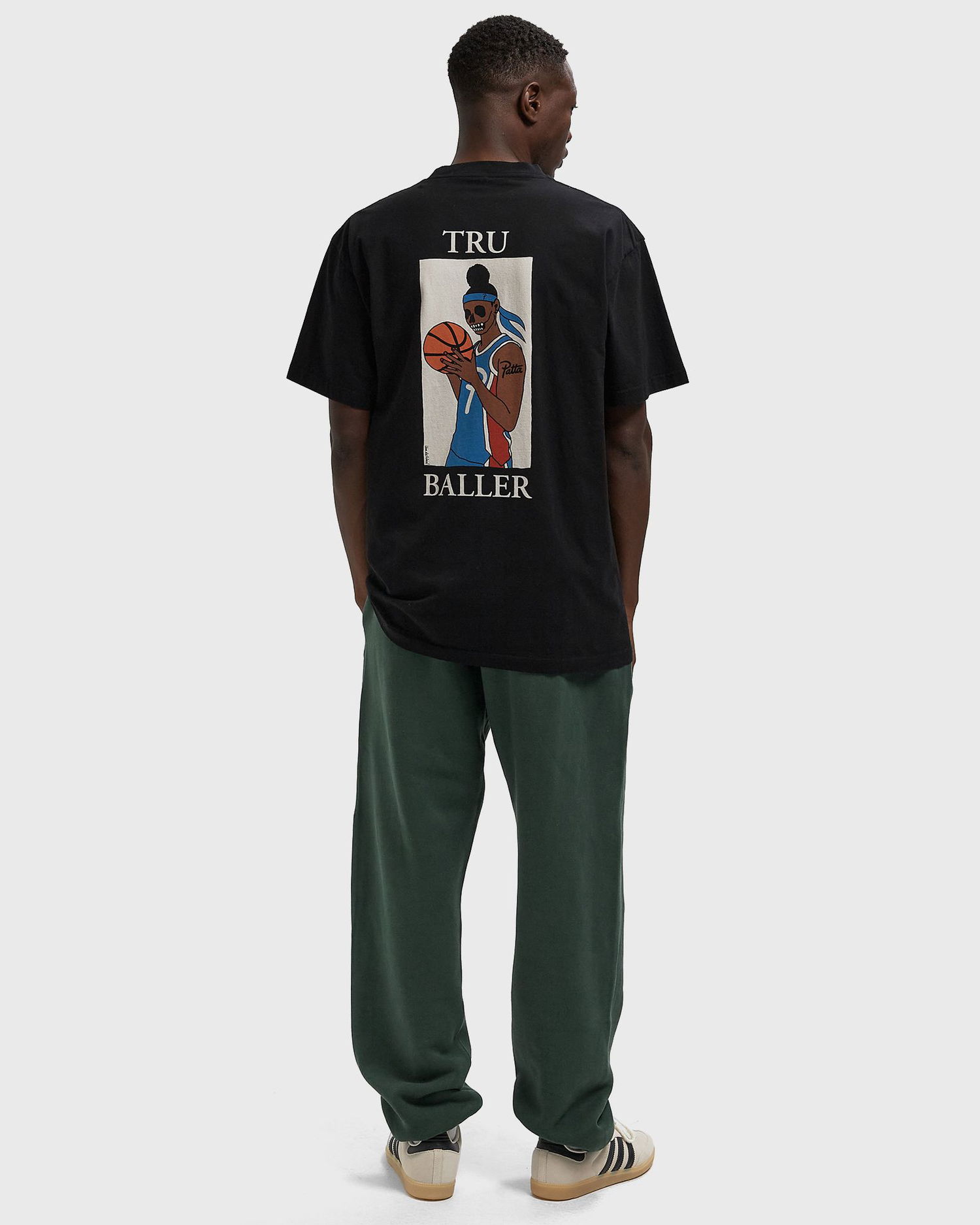 Majica kratkih rukava Patta Basic Logo T-Shirt Crna | POC-AW25-1000-290-0082-001, 1