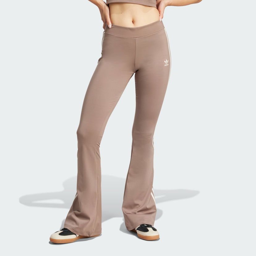 Tajice adidas Performance Sports Flare Leggings Smeđa | JD4601