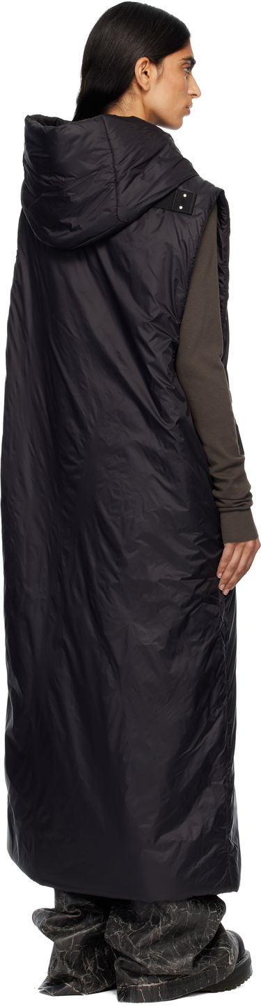 Kaputi Rick Owens Rick Owens DRKSHDW Concordians Hooded Liner Coat Crna | DS02E7922 NP, 2