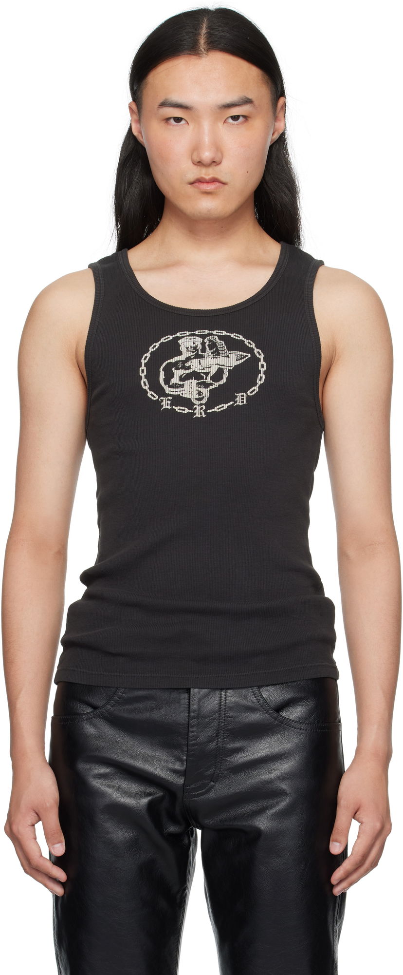 Majica bez rukava Enfants Riches Déprimés Enfants Riches Déprimés Enfant En Chaine Graphic Tank Top Crna | 010-838