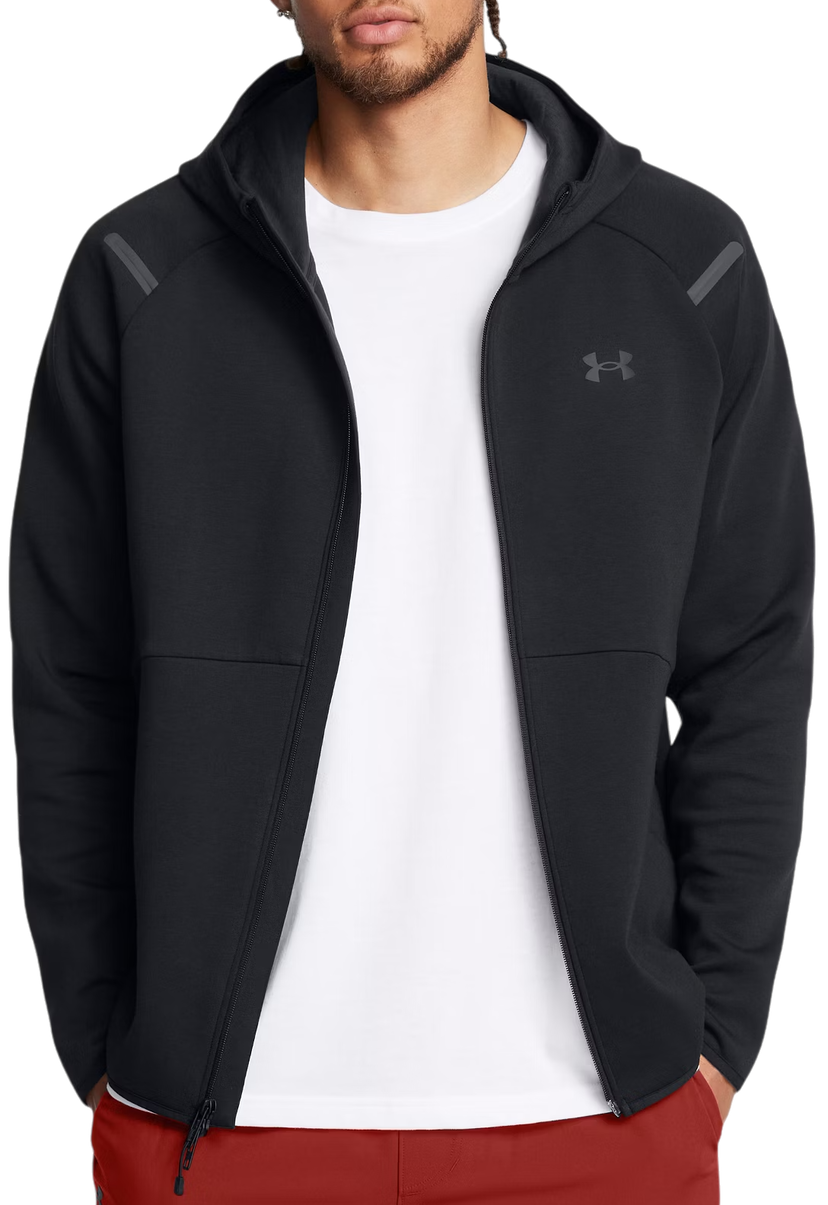 Dukserice Under Armour Fleece Full-Zip Hoodie Crna | 1389352-001