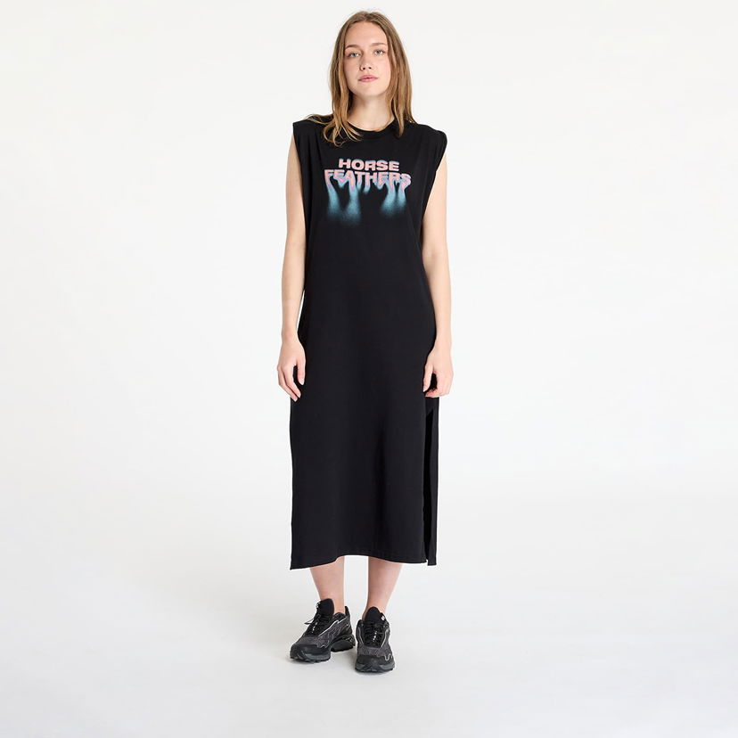 Haljina Horsefeathers Horsefeathers Mary Sleeveless Midi Dress Crna | SW934B
