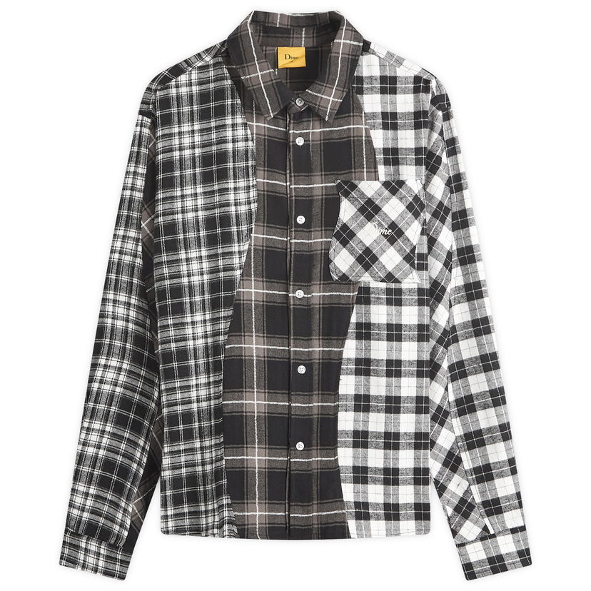Košulja Dime Triple Plaid Shirt Crna | DIMEHO249BLK