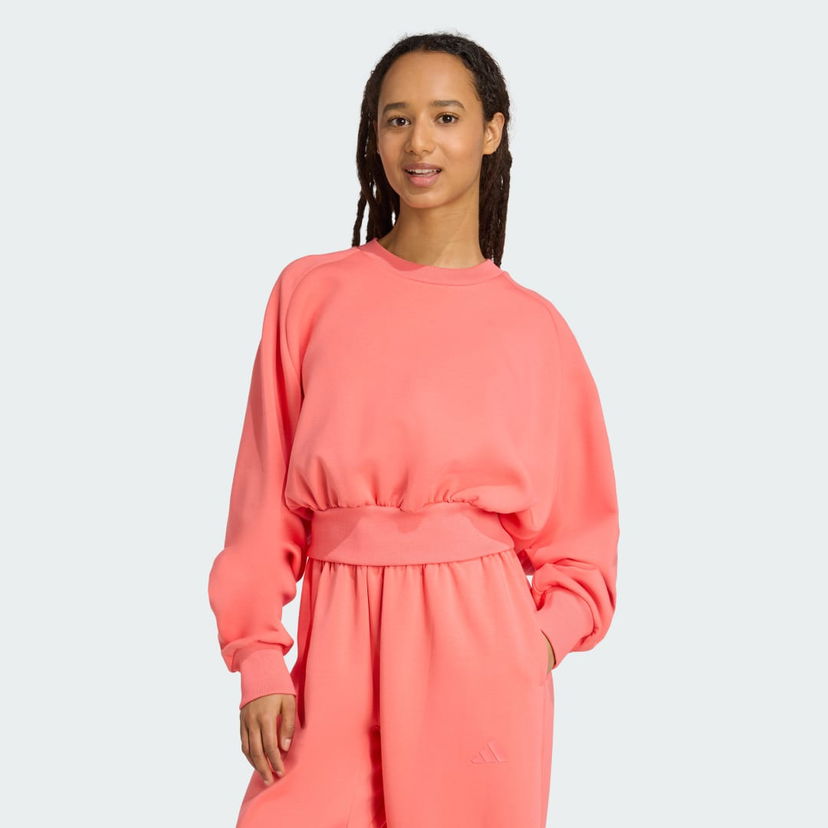Dukserice adidas Performance ALL SZN Soft Lux Sweatshirt Ružičasta | KD9772