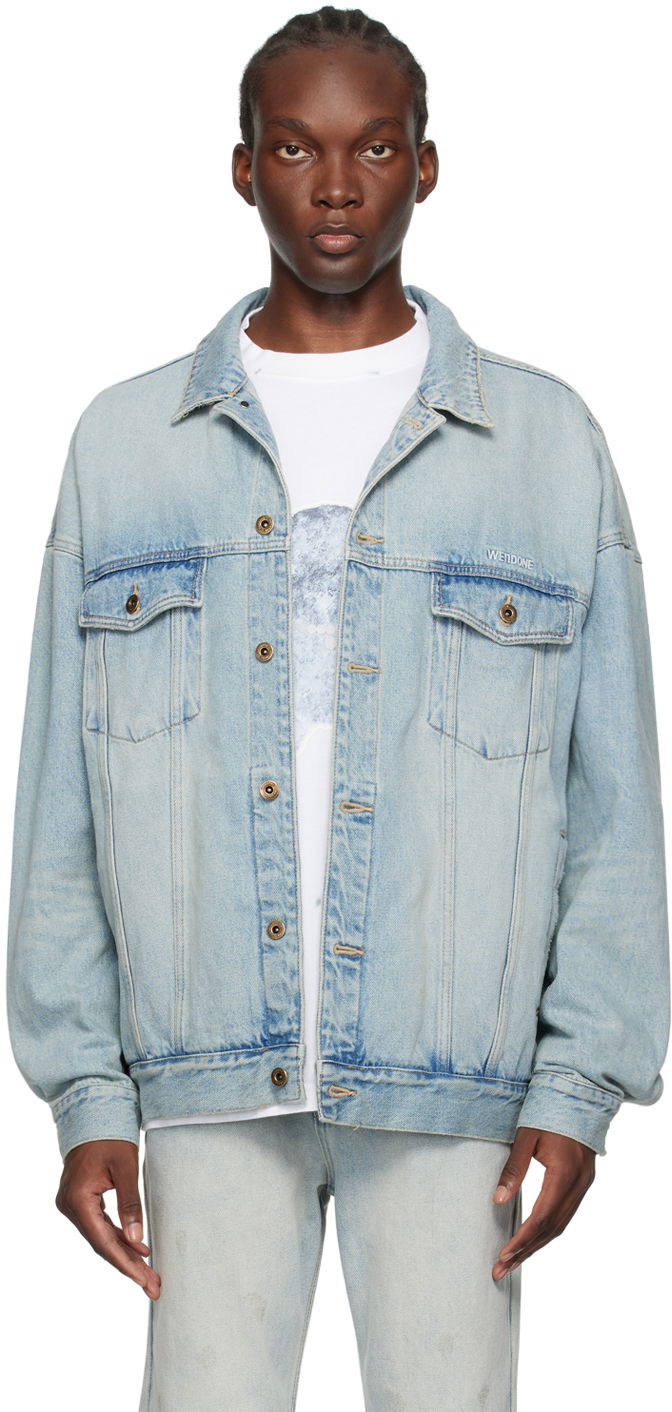 Jakna We11done We11done Oversized Denim Jacket Plava | WD-DJ2-24-353-U-SK