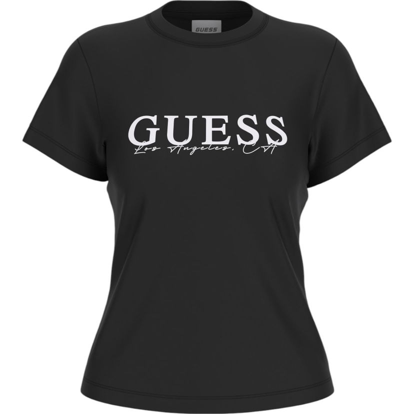 Majica kratkih rukava GUESS Guess Kamelie T-Shirt Crna | V5GI15J1314-JBLK