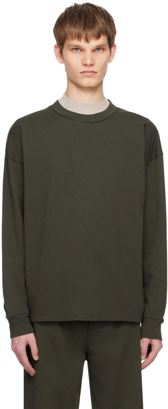 Dukserice The Row Relaxed Fit Sweatshirt Zelena | 390-K290