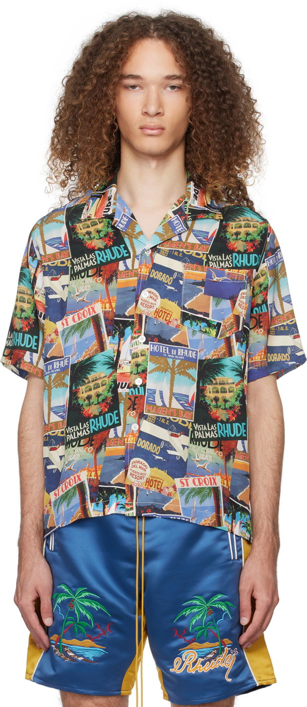 Košulja Rhude Printed Shirt Višebojno | RHPS24SR08174976