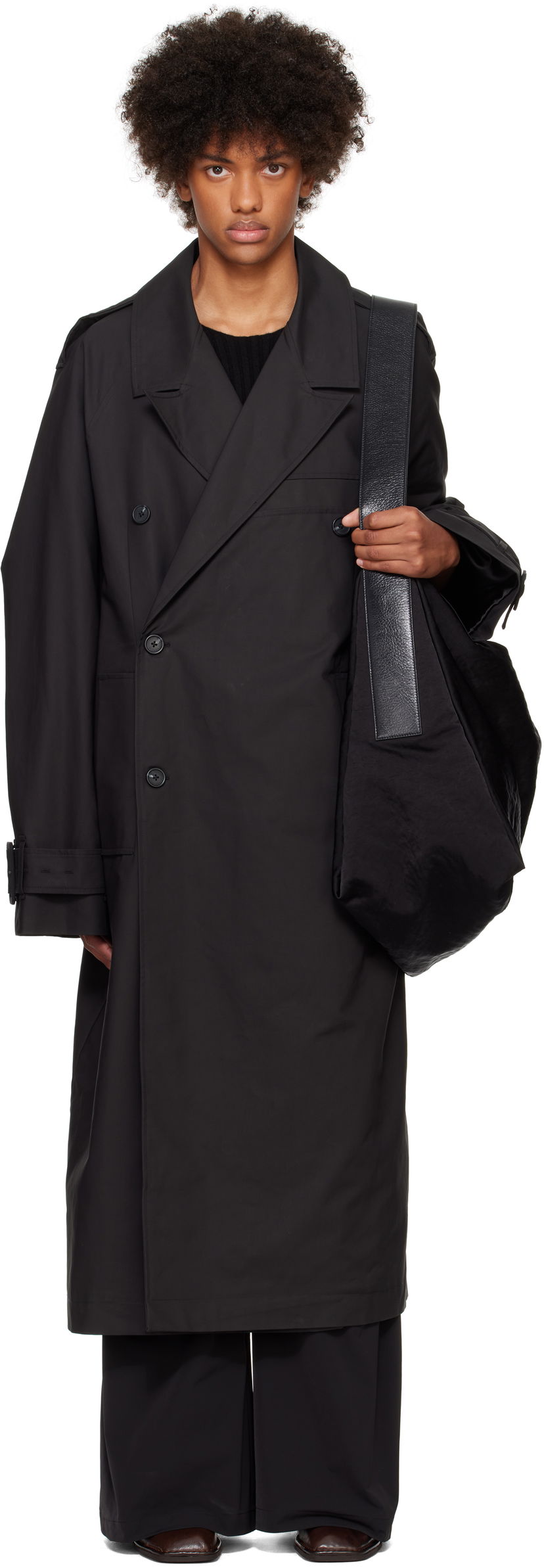 Trenčkot Entire Studios Wellington Coat Crna | ES2638BL