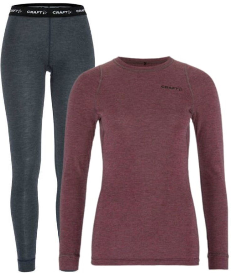 Čarape Craft Craft Core Merino Wool Base Layer Set Tamnocrvena | 1909710-744200