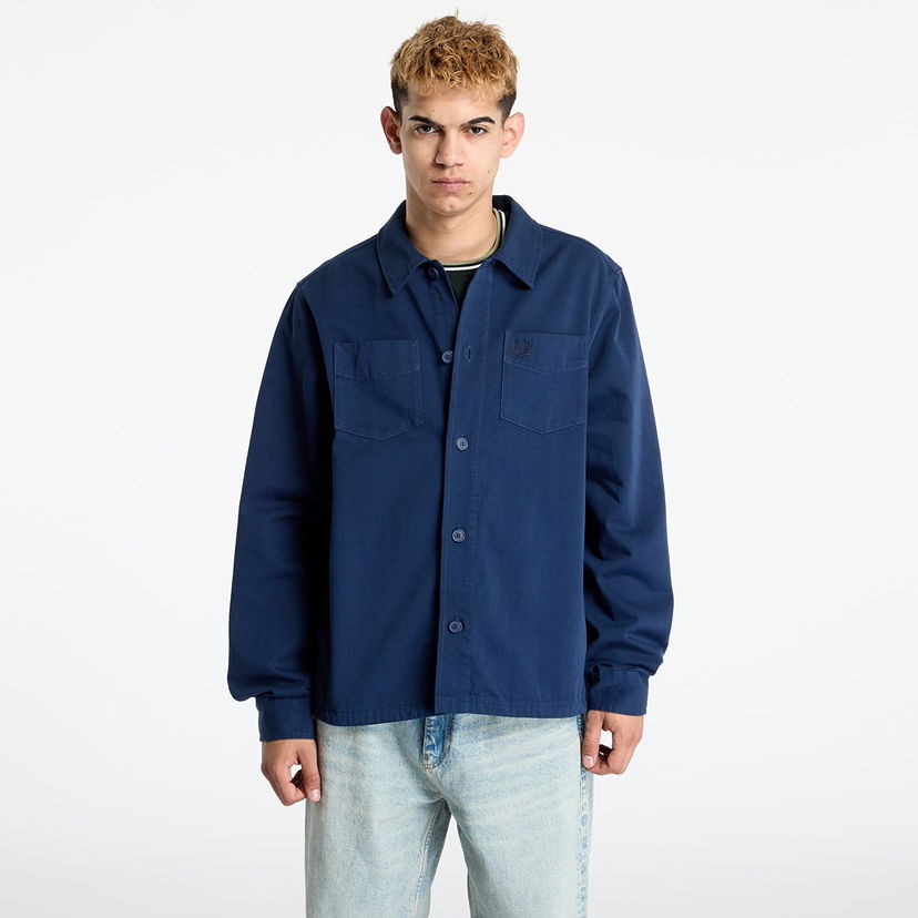 Košulja Fred Perry Fred Perry Twill Overshirt Plava | M6627 X86