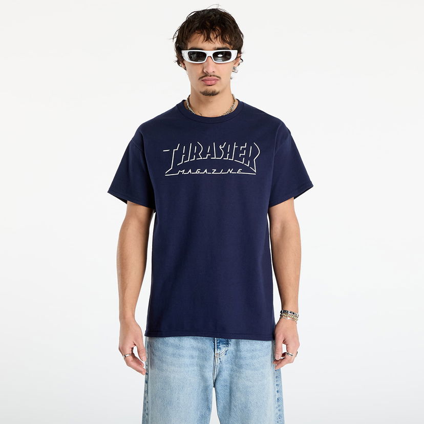 Majica kratkih rukava Thrasher Shadow Mag Logo T-Shirt Tamnoplava | 145765
