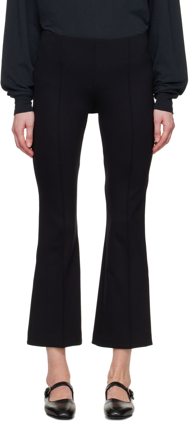 Hlače The Row Black Flare Formal Trousers Crna | 3202-K106