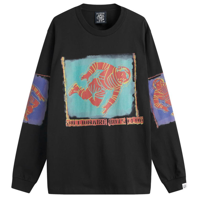 Majica kratkih rukava BILLIONAIRE BOYS CLUB Billionaire Boys Club Astro Portrait Long Sleeve T-Shirt Crna | B25151-BLK