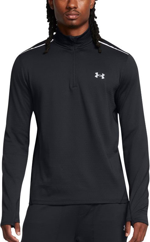 Majica kratkih rukava Under Armour 1/4 Zip Long Sleeve Shirt Crna | 1387793-001