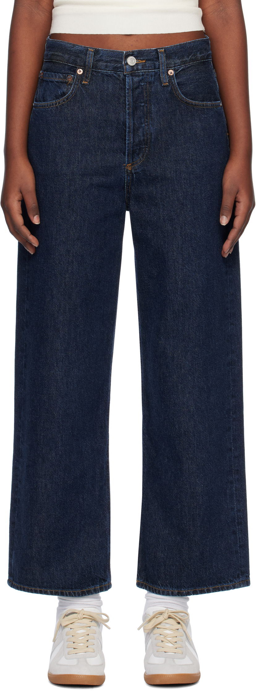 Jeans AGOLDE AGOLDE Ren Wide-Leg Jeans Plava | A9191-1652