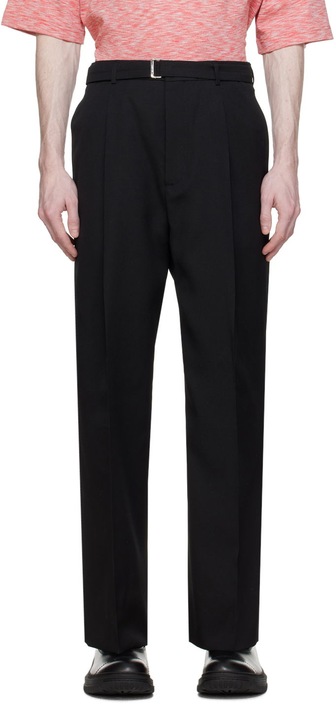 Hlače LANVIN Lanvin Wide-Leg Trousers Crna | RM-TR0022-5857-P24