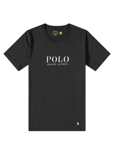 Majica kratkih rukava Polo by Ralph Lauren Logo Lounge Tee Crna | 714899613004