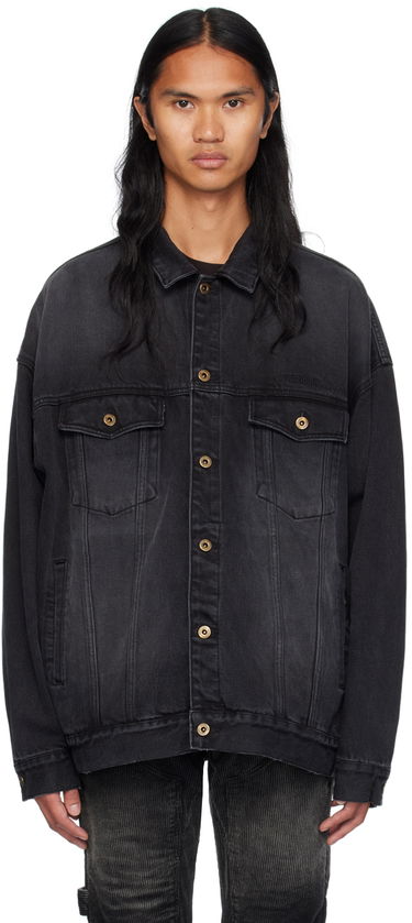 Jakna We11done Oversized Denim Jacket Crna | WD-DJ2-24-353-U-BK, 0