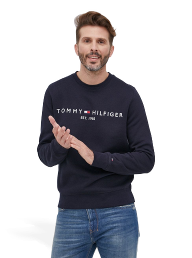 Dukserice Tommy Hilfiger Sweatshirt Tamnoplava | MW0MW11596.4890