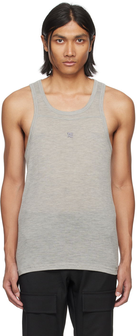 Majica bez rukava MISBHV The M Tank Top Siva | 231M134