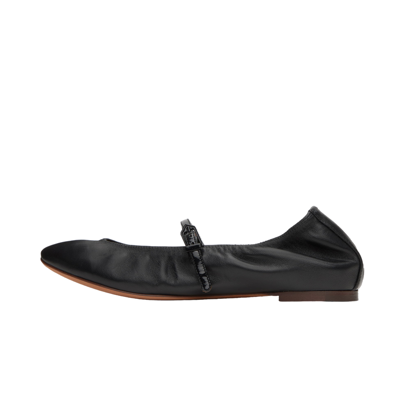Tenisice i cipele LANVIN Mary Jane Ballerina Flats Crna | FW-BAMB05-NAPA-H24