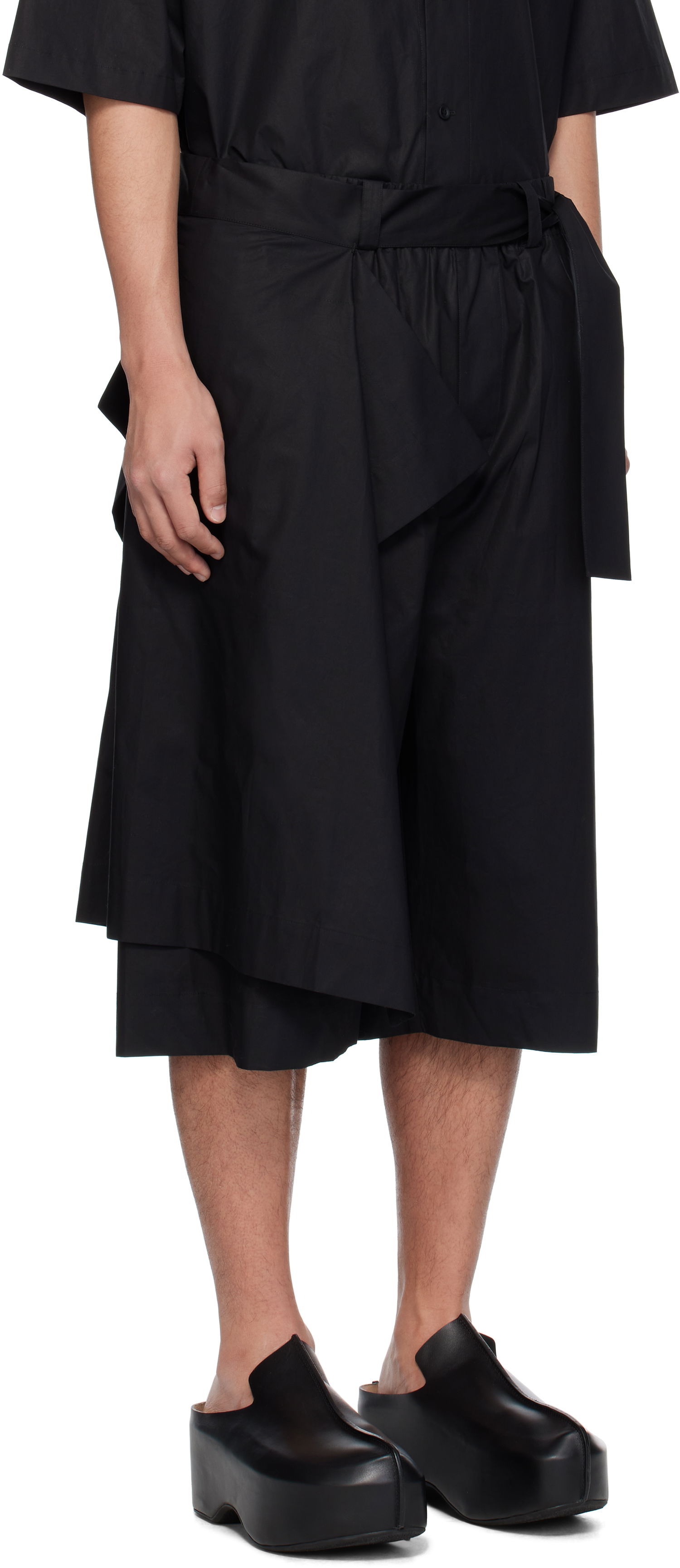 Kratke hlače Craig Green Craig Green Towel Shorts Crna | CGSS25CWOTRS84, 1