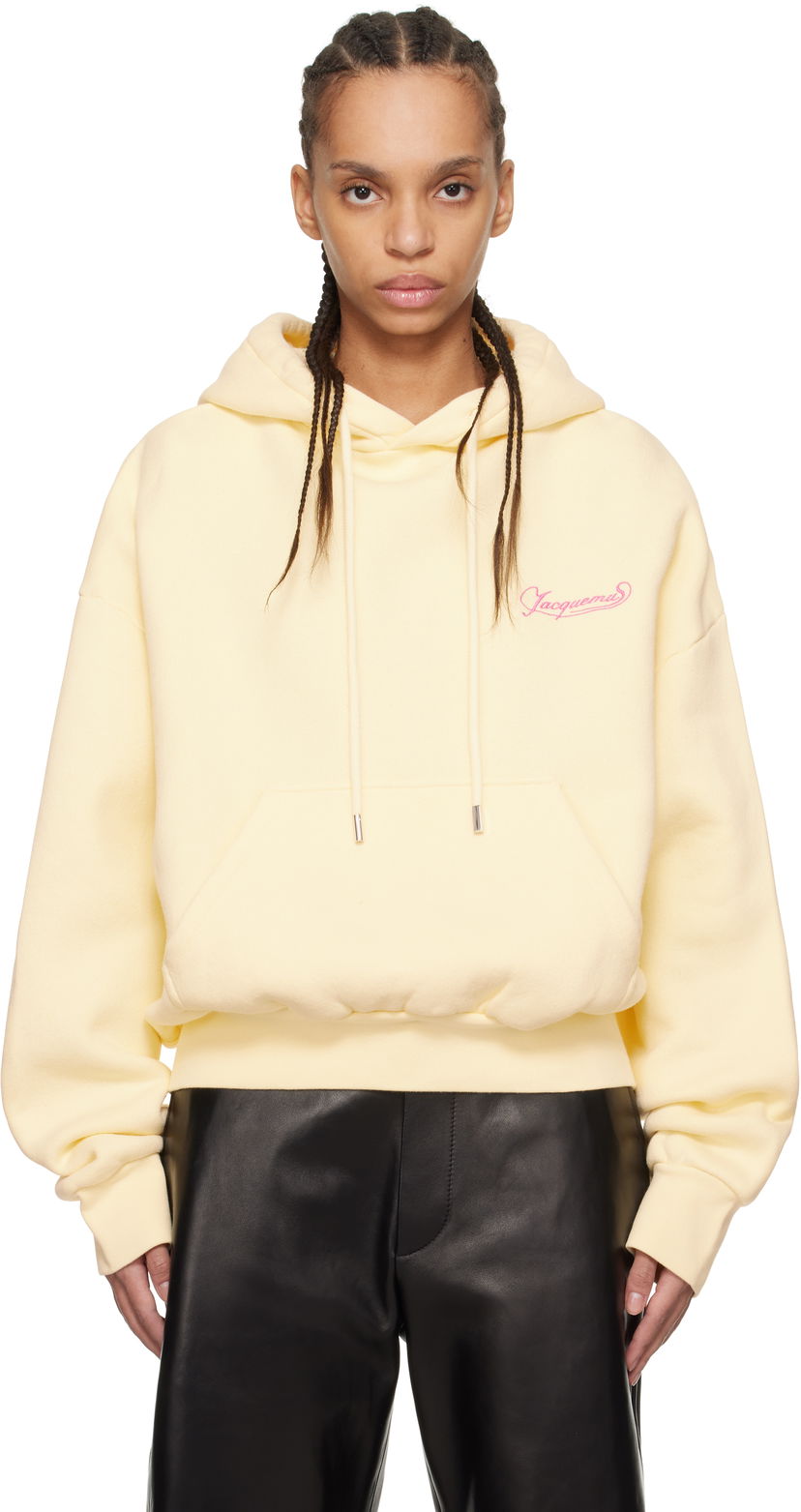 Dukserice Jacquemus Jacquemus 'The Corto' Hoodie Žuta | 25E251JS217-2465