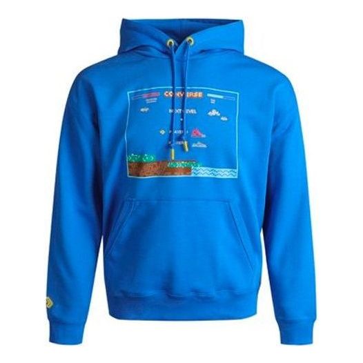Dukserice Converse Converse Graphic Print Hoodie Plava | 10022413-A02
