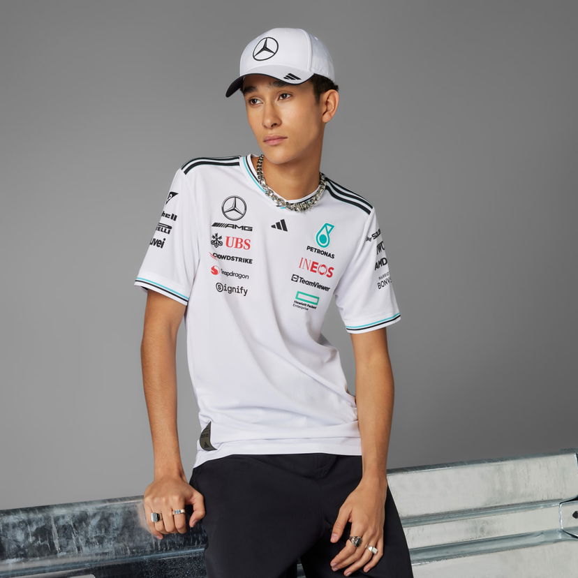 Majica kratkih rukava adidas Performance Mercedes-AMG Petronas Formula One Team Authentic Driver T-Shirt Bijela | JX5795