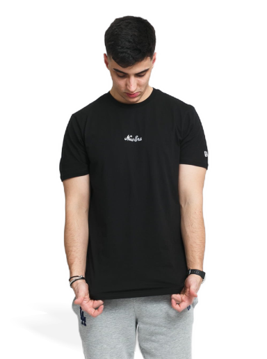 Majica kratkih rukava New Era Essential Script Tee New Era Crna | 12590883