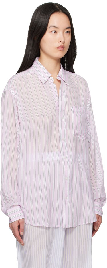 Košulja Alexander Wang Alexander Wang Oversize Silk Chiffon Shirt Bijela | 1WC2251012, 4