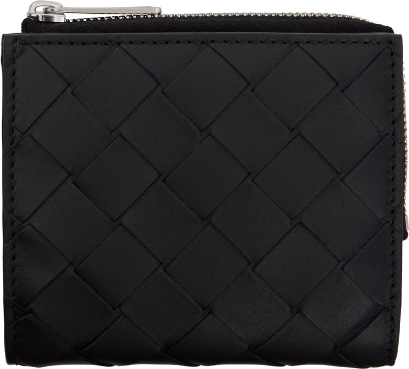 Novčanik Bottega Veneta Bottega Veneta Intrecciato Bi-Fold Wallet Crna | 775546VCPQ48803