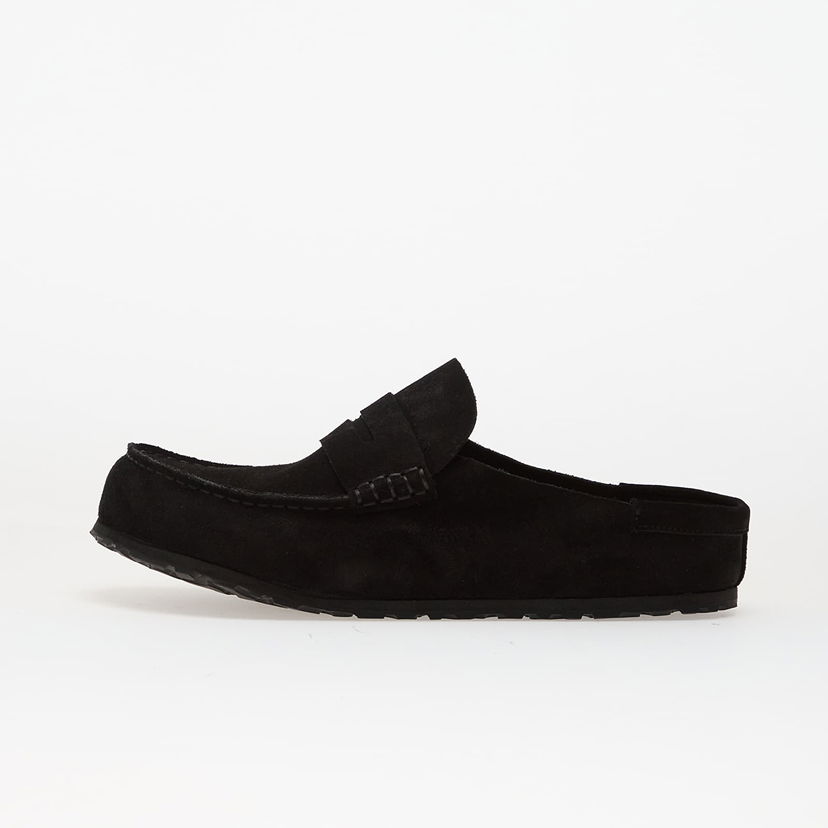 Tenisice i cipele Birkenstock Birkenstock Naples Wrapped Suede Leather Mules Crna | 1030795