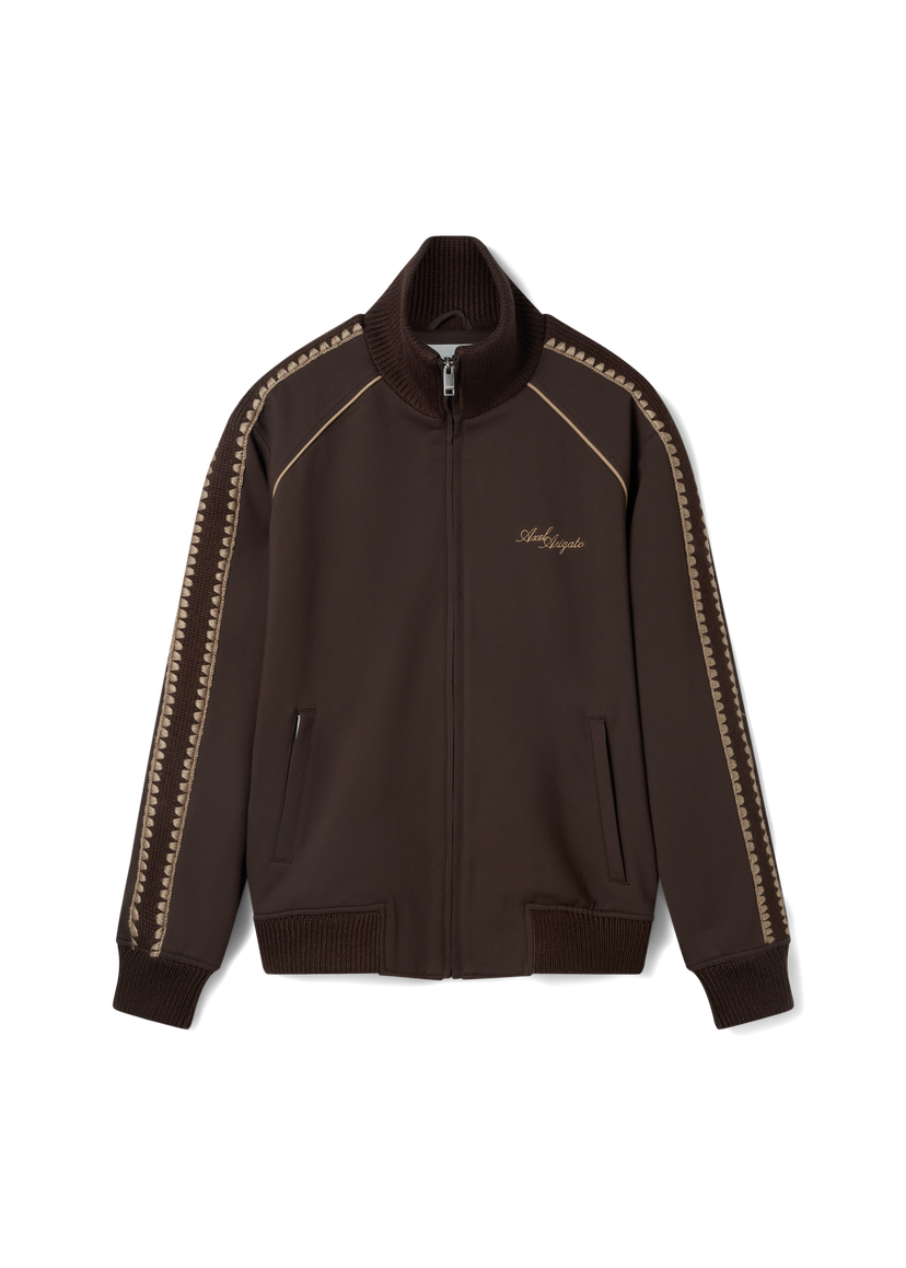Trenerka AXEL ARIGATO Brown Crocheted Track Jacket Smeđa | A2968001