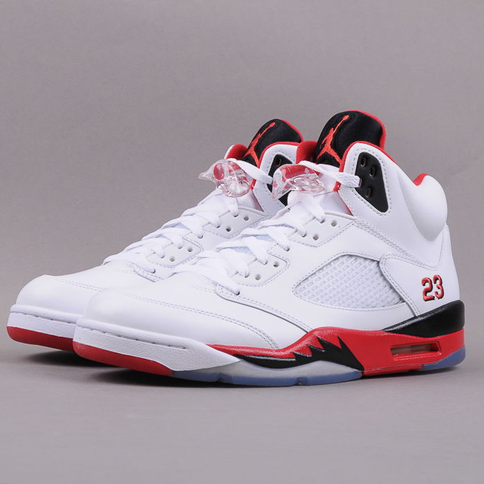 Tenisice i cipele Jordan Air Jordan 5 Retro "Fire Red" 2013 Bijela | 136027 120, 1