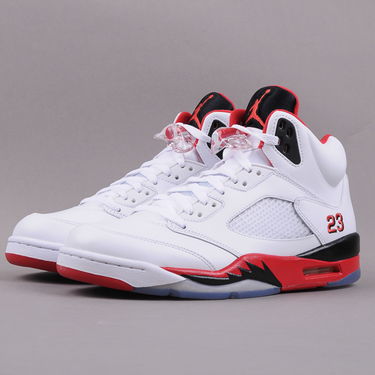 Tenisice i cipele Jordan Air Jordan 5 Retro "Fire Red" 2013 Bijela | 136027 120, 1